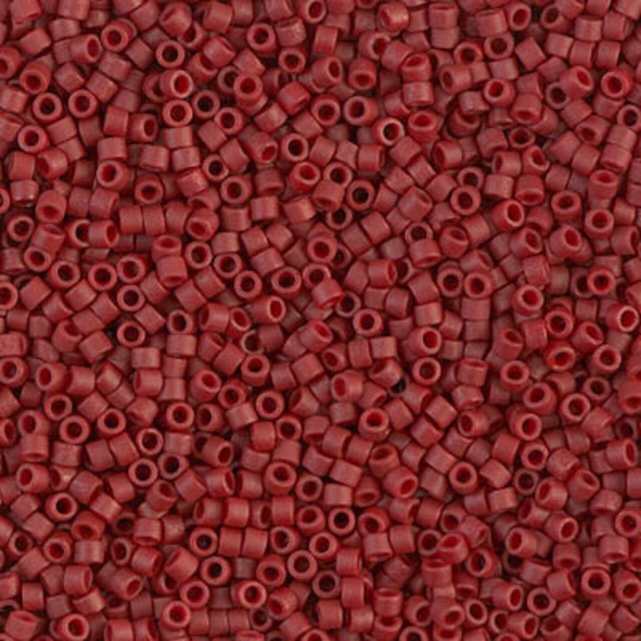 Miyuki Delica Bead 11/0, DB0378, Matte Metallic Brick Red, 5 grams